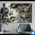 Acrylglasbild Paola Portraet Mit Schmetterlingen Querformat Produktvorschau mit dem Bild Paola - Porträt mit Schmetterlingen im Format Querformat.