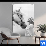 Acrylglasbild Pferd Wildnis Liebe Hochformat Produktvorschau mit dem Bild Pferd - Wildnis Liebe im Format Hochformat.