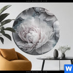 Acrylglasbild Pony Flowers Rund Produktvorschau mit dem Bild Pony Flowers im Format Rund.