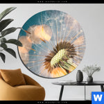 Acrylglasbild Pusteblume No 7 Rund Produktvorschau mit dem Bild Pusteblume No. 7 im Format Rund.