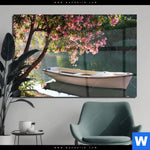 Acrylglasbild Romantische Bootstour Querformat Produktvorschau mit dem Bild Romantische Bootstour im Format Querformat.