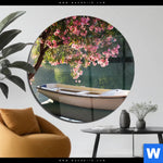 Acrylglasbild Romantische Bootstour Rund Produktvorschau mit dem Bild Romantische Bootstour im Format Rund.