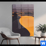 Acrylglasbild Sandduenen Hochformat Produktvorschau mit dem Bild Sanddünen im Format Hochformat.