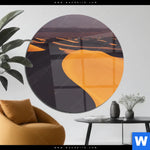 Acrylglasbild Sandduenen Rund Produktvorschau mit dem Bild Sanddünen im Format Rund.