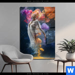 Acrylglasbild Schlafende Nixe Hochformat Produktvorschau mit dem Bild Schlafende Nixe im Format Hochformat.