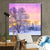 Acrylglasbild Schoene Winterlandschaft Quadrat Ansicht
