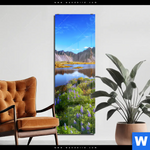 Acrylglasbild Schoener Tag In Island Schmal Produktvorschau mit dem Bild Schöner Tag in Island im Format Schmal.