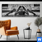 Acrylglasbild Schoenheit Der Frau Panorama Produktvorschau mit dem Bild Schönheit der Frau im Format Panorama.