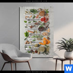 Acrylglasbild Silberloeffel Mit Gewuerzen Hochformat Produktvorschau mit dem Bild Silberlöffel mit Gewürzen im Format Hochformat.