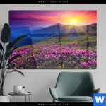 Acrylglasbild Sommerberg Im Sonnenuntergang Querformat Produktvorschau mit dem Bild Sommerberg im Sonnenuntergang im Format Querformat.
