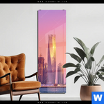 Acrylglasbild Sonnenaufgang In Dubai Schmal Produktvorschau mit dem Bild Sonnenaufgang in Dubai im Format Schmal.