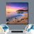 Acrylglasbild Sonnenuntergang In Bucht Quadrat Materialbild
