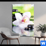 Acrylglasbild Spa Wellness Steine Hochformat Produktvorschau mit dem Bild Spa Wellness Steine im Format Hochformat.