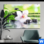 Acrylglasbild Spa Wellness Steine Querformat Produktvorschau mit dem Bild Spa Wellness Steine im Format Querformat.