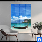 Acrylglasbild Strand In Thailand Hochformat Produktvorschau mit dem Bild Strand in Thailand im Format Hochformat.