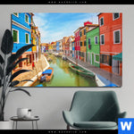 Acrylglasbild Strassen Von Venedig Querformat Produktvorschau mit dem Bild Straßen von Venedig im Format Querformat.