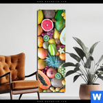Acrylglasbild Tropische Fruechte Schmal Produktvorschau mit dem Bild Tropische Früchte im Format Schmal.