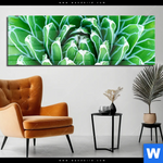 Acrylglasbild Tropische Pflanze Panorama Produktvorschau mit dem Bild Tropische Pflanze im Format Panorama.