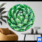 Acrylglasbild Tropische Pflanze Rund Produktvorschau mit dem Bild Tropische Pflanze im Format Rund.