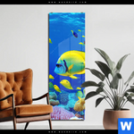 Acrylglasbild Tropische Unterwasserwelt Schmal Produktvorschau mit dem Bild Tropische Unterwasserwelt im Format Schmal.