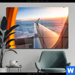 Acrylglasbild Ueber Den Wolken Querformat Produktvorschau mit dem Bild Über den Wolken im Format Querformat.