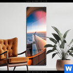 Acrylglasbild Ueber Den Wolken Schmal Produktvorschau mit dem Bild Über den Wolken im Format Schmal.