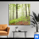 Acrylglasbild Unberuehrte Natur Der Wald Quadrat Produktvorschau mit dem Bild Unberührte Natur - Der Wald im Format Quadrat.