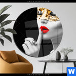 Acrylglasbild Unser Geheimnis Rund Produktvorschau mit dem Bild Unser Geheimnis im Format Rund.