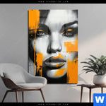 Acrylglasbild Urban Art Gesicht Hochformat Produktvorschau mit dem Bild Urban Art Gesicht im Format Hochformat.