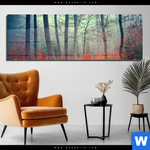 Acrylglasbild Vertraeumter Wald Panorama Produktvorschau mit dem Bild Verträumter Wald im Format Panorama.