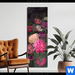 Acrylglasbild Vintage Blumen No 2 Schmal Produktvorschau mit dem Bild Vintage Blumen No. 2 im Format Schmal.