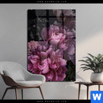 Acrylglasbild Vintage Pfingstrosen Hochformat Produktvorschau mit dem Bild Vintage Pfingstrosen im Format Hochformat.