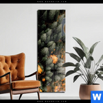 Acrylglasbild Wald Strasse Von Oben Schmal Produktvorschau mit dem Bild Wald & Straße von oben im Format Schmal.