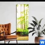 Acrylglasbild Waldpanorama Schmal Produktvorschau mit dem Bild Waldpanorama im Format Schmal.