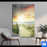Acrylglasbild Weg Zum Strand Hochformat Produktvorschau mit dem Bild Weg zum Strand im Format Hochformat.
