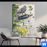 Acrylglasbild Weingenuss Hochformat Produktvorschau mit dem Bild Weingenuss im Format Hochformat.