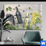 Acrylglasbild Weingenuss Querformat Produktvorschau mit dem Bild Weingenuss im Format Querformat.