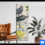 Acrylglasbild Weingenuss Schmal Produktvorschau mit dem Bild Weingenuss im Format Schmal.