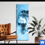 Acrylglasbild Weltkarte Kommunikation Schmal Produktvorschau mit dem Bild Weltkarte Kommunikation im Format Schmal.