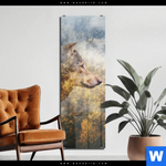 Acrylglasbild Wolf Wald No 2 Schmal Produktvorschau mit dem Bild Wolf & Wald No.2 im Format Schmal.