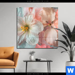 Acrylglasbild Zarte Bluetenpracht Quadrat Produktvorschau mit dem Bild Zarte Blütenpracht im Format Quadrat.