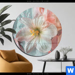 Acrylglasbild Zarte Bluetenpracht Rund Produktvorschau mit dem Bild Zarte Blütenpracht im Format Rund.