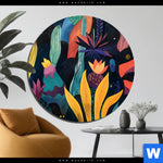 Alu Dibond Bild Abstrakte Natur Rund Produktvorschau mit dem Bild Abstrakte Natur im Format Rund.