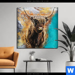 Alu Dibond Bild Abstrakter Highlander Quadrat Produktvorschau mit dem Bild Abstrakter Highlander im Format Quadrat.