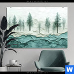 Alu Dibond Bild Abstrakter Wald Querformat Produktvorschau mit dem Bild Abstrakter Wald im Format Querformat.