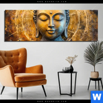 Alu Dibond Bild Buddha Innerer Frieden Panorama Produktvorschau mit dem Bild Buddha - Innerer Frieden im Format Panorama.