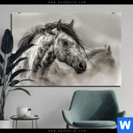 Alu Dibond Bild Das Pferd Wild Schoen Querformat Produktvorschau mit dem Bild Das Pferd - wild & schön im Format Querformat.
