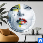 Alu Dibond Bild Farbcodes Der Identitaet Rund Produktvorschau mit dem Bild Farbcodes der Identität im Format Rund.