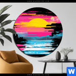 Alu Dibond Bild Farben Der Nacht Rund Produktvorschau mit dem Bild Farben der Nacht im Format Rund.