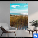 Alu Dibond Bild Nordseelandschaft Auf Sylt Hochformat Produktvorschau mit dem Bild Nordseelandschaft auf Sylt im Format Hochformat.